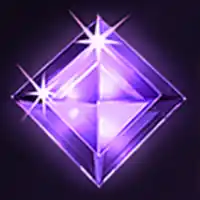 Purple diamond gem